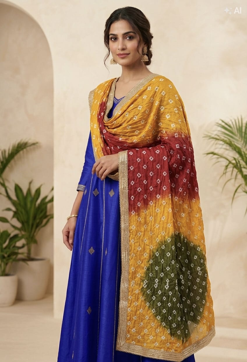 Bandhani Dupatta