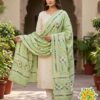 Sage Green Bandhani Dupatta